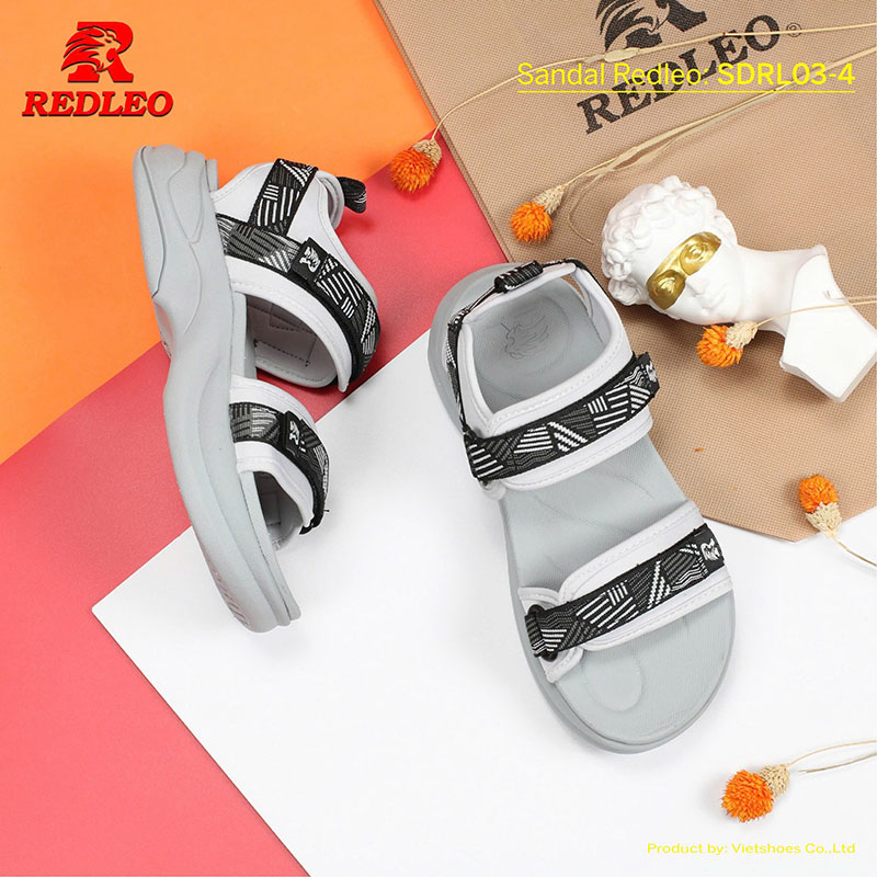 Sandal Hoạ Tiết Slides Redleo Cao Cấp