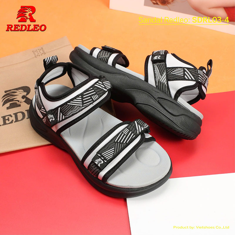 Sandal Hoạ Tiết Slides Redleo Cao Cấp