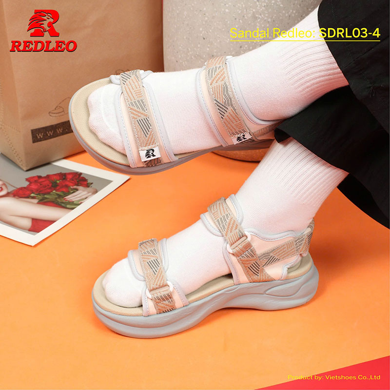 Sandal Hoạ Tiết Slides Redleo Cao Cấp