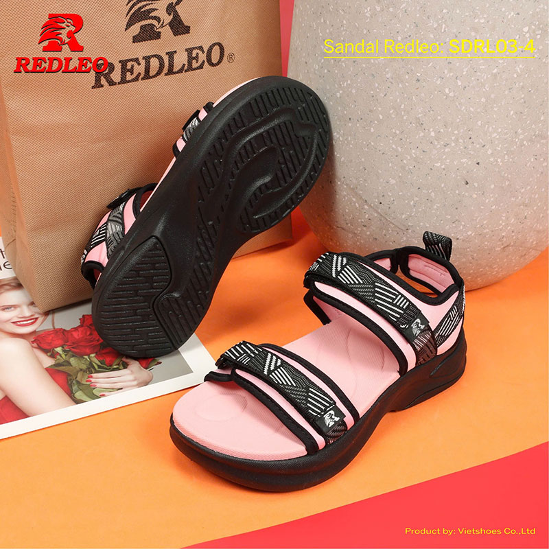 Sandal Hoạ Tiết Slides Redleo Cao Cấp