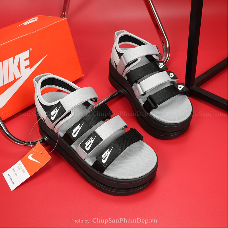 Sandal Nike Đế 7 Cm Cao Cấp 4 Quai Thiết Kế Thể Thao