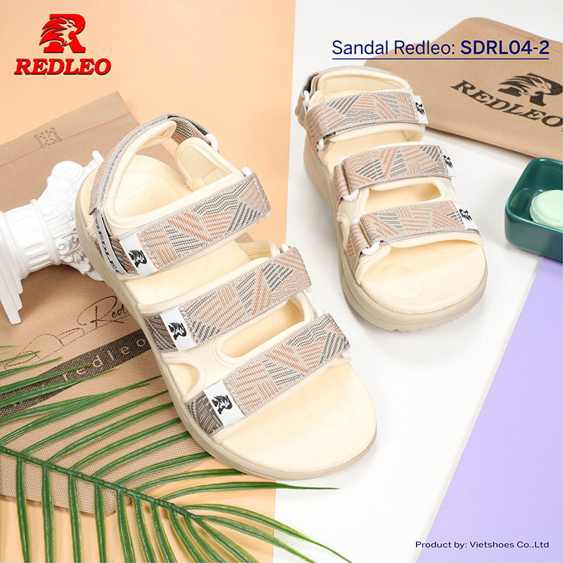 Sandal Redleo 3 Quai Sọc Thiết Kế Bắt Mắt