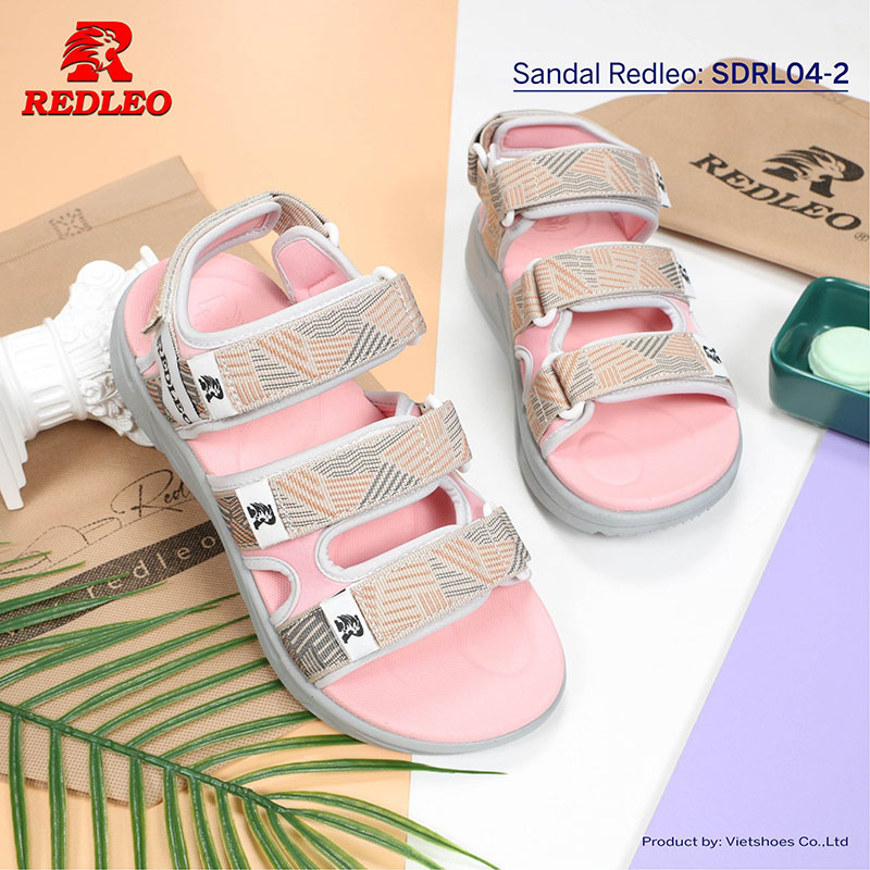 Sandal Redleo 3 Quai Sọc Thiết Kế Bắt Mắt