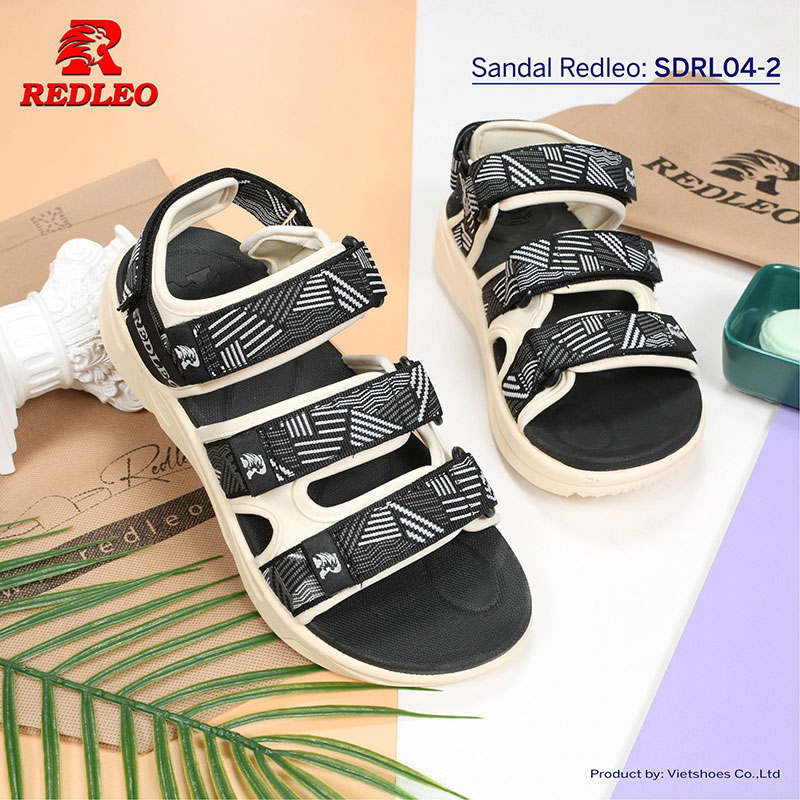 Sandal Redleo 3 Quai Sọc Thiết Kế Bắt Mắt