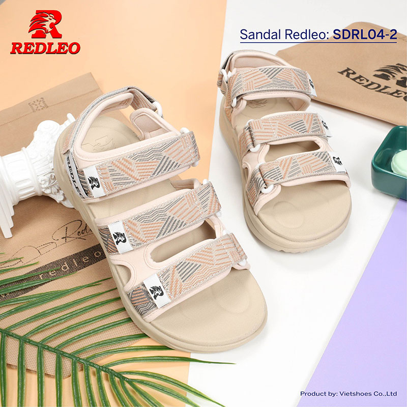 Sandal Redleo 3 Quai Sọc Thiết Kế Bắt Mắt