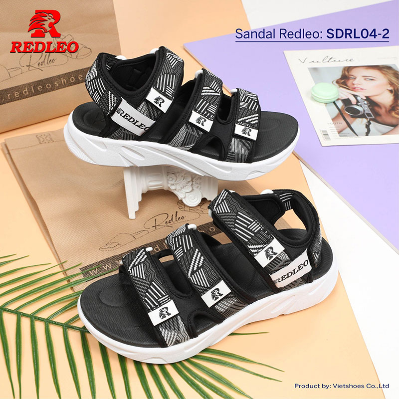 Sandal Redleo 3 Quai Sọc Thiết Kế Bắt Mắt