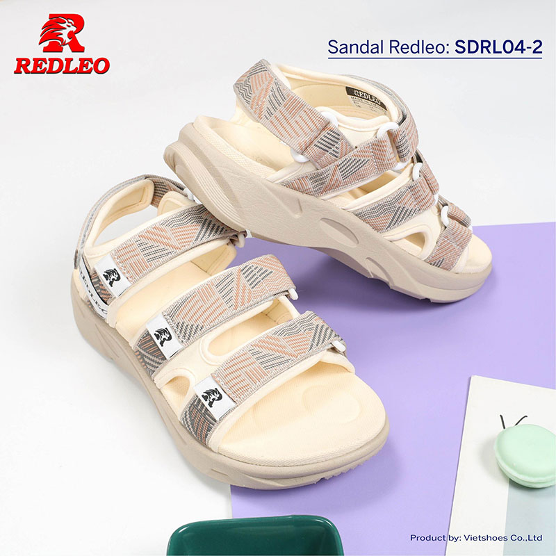 Sandal Redleo 3 Quai Sọc Thiết Kế Bắt Mắt