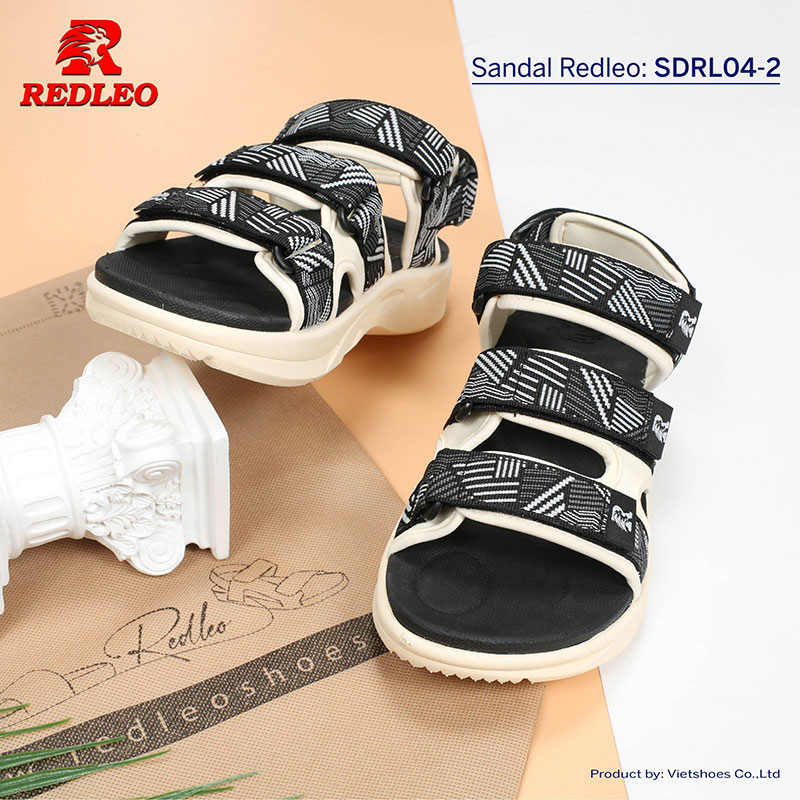 Sandal Redleo 3 Quai Sọc Thiết Kế Bắt Mắt