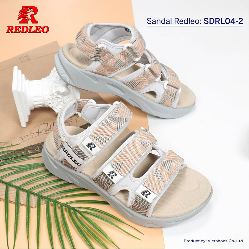 Sandal Redleo 3 Quai Sọc Thiết Kế Bắt Mắt