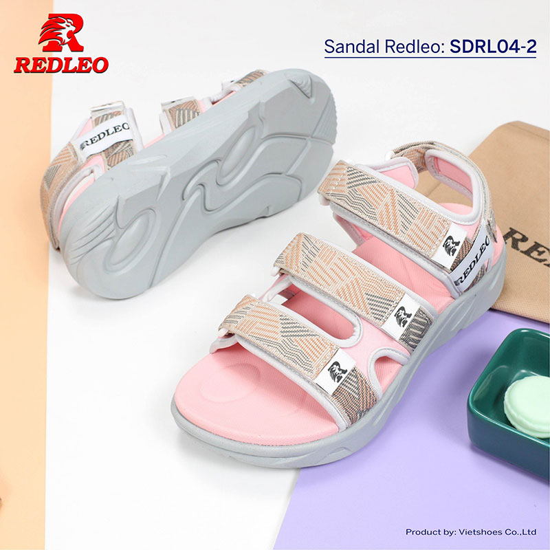 Sandal Redleo 3 Quai Sọc Thiết Kế Bắt Mắt