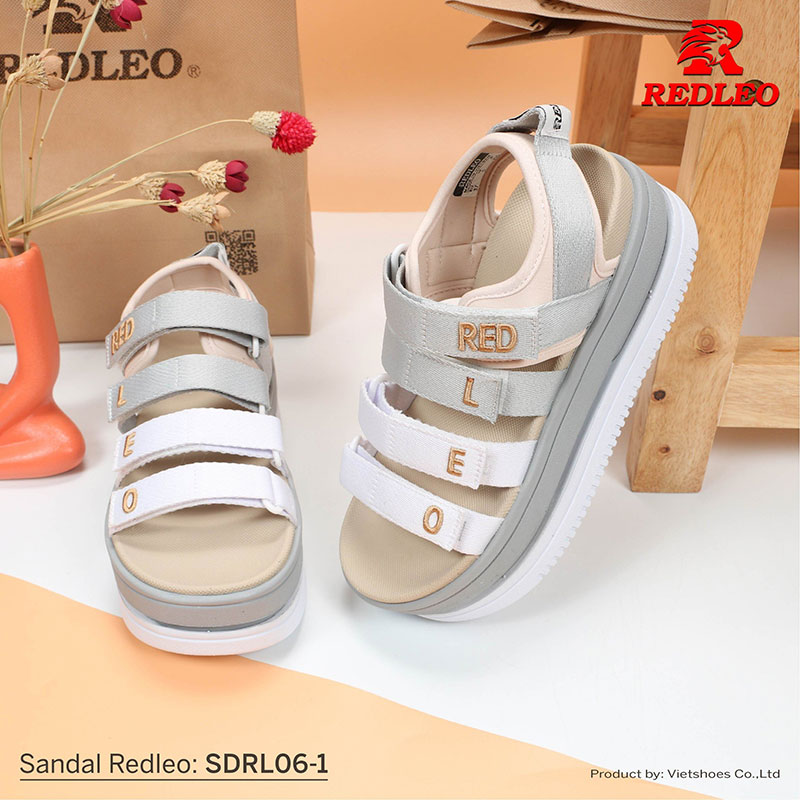 Sandal Redleo 7 Phân Chữ Thêu Cao Cấp