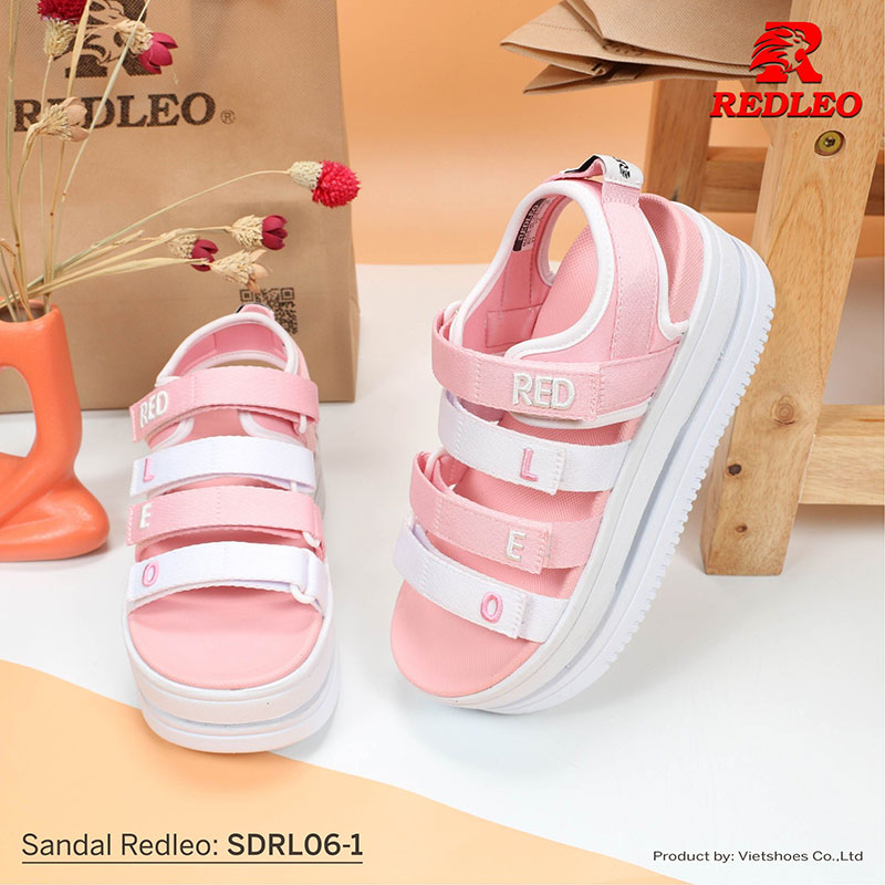 Sandal Redleo 7 Phân Chữ Thêu Cao Cấp