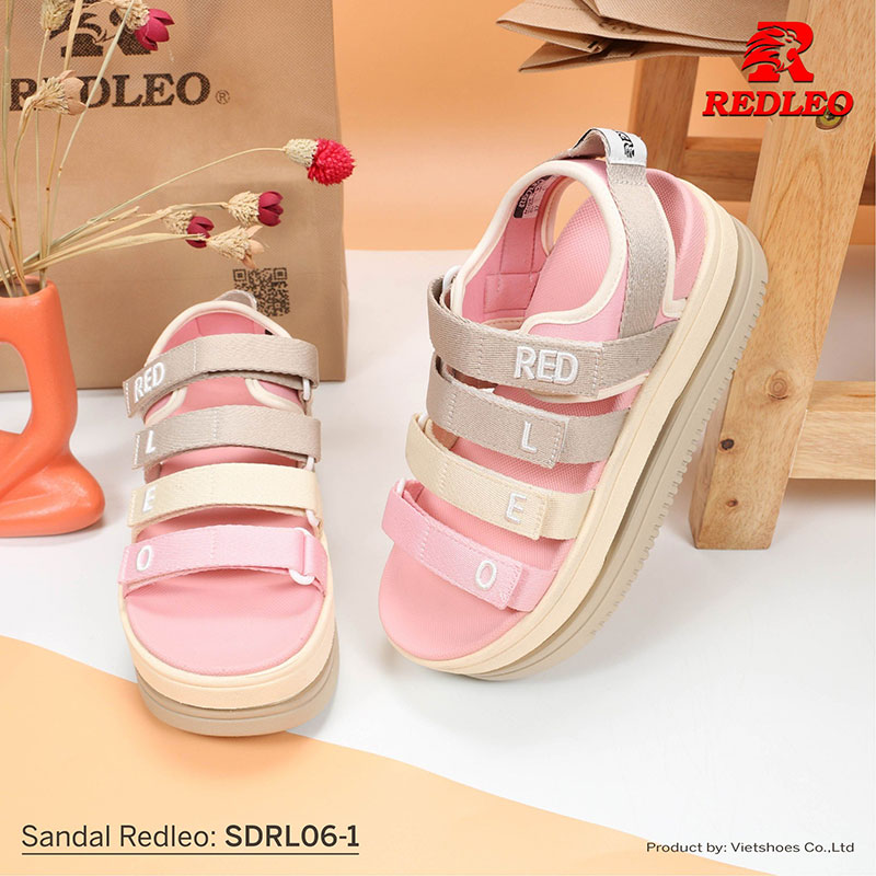 Sandal Redleo 7 Phân Chữ Thêu Cao Cấp