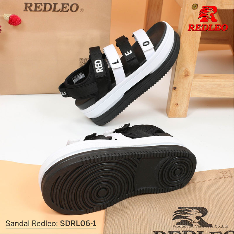 Sandal Redleo 7 Phân Chữ Thêu Cao Cấp