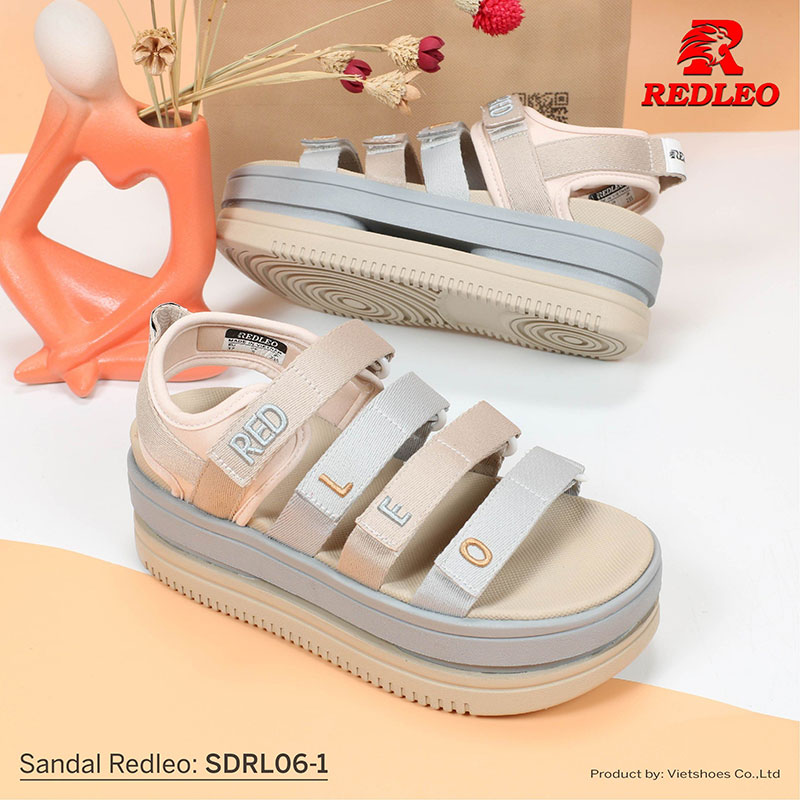 Sandal Redleo 7 Phân Chữ Thêu Cao Cấp