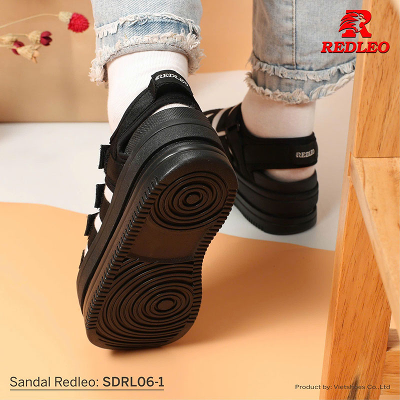 Sandal Redleo 7 Phân Chữ Thêu Cao Cấp