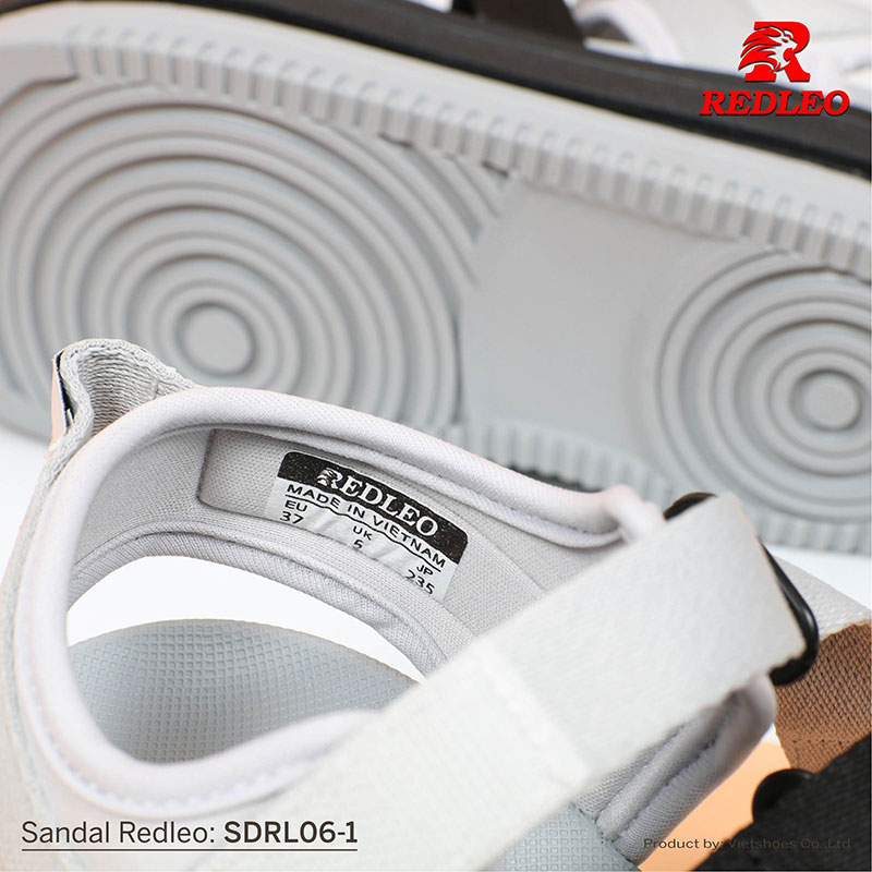 Sandal Redleo 7 Phân Chữ Thêu Cao Cấp