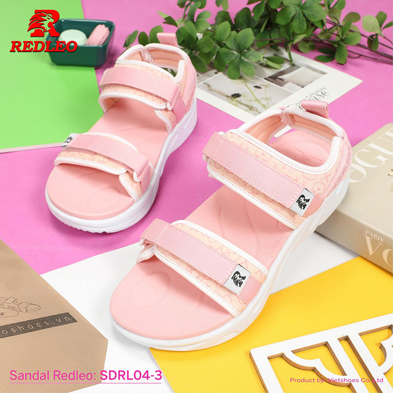 Sandal Redleo Quai Hoạ Tiết Viền Màu Thiết Kế Bắt Mắt