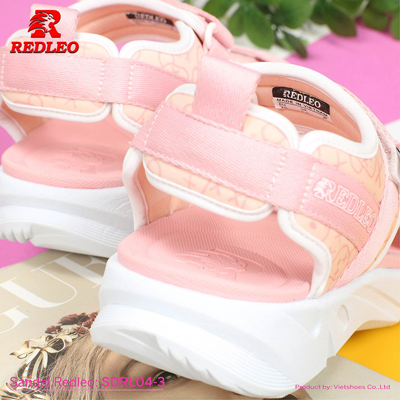 Sandal Redleo Quai Hoạ Tiết Viền Màu Thiết Kế Bắt Mắt