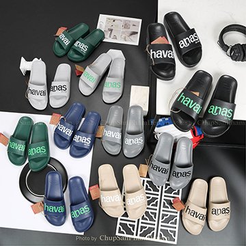 Đúc Havaianas Chữ Màu